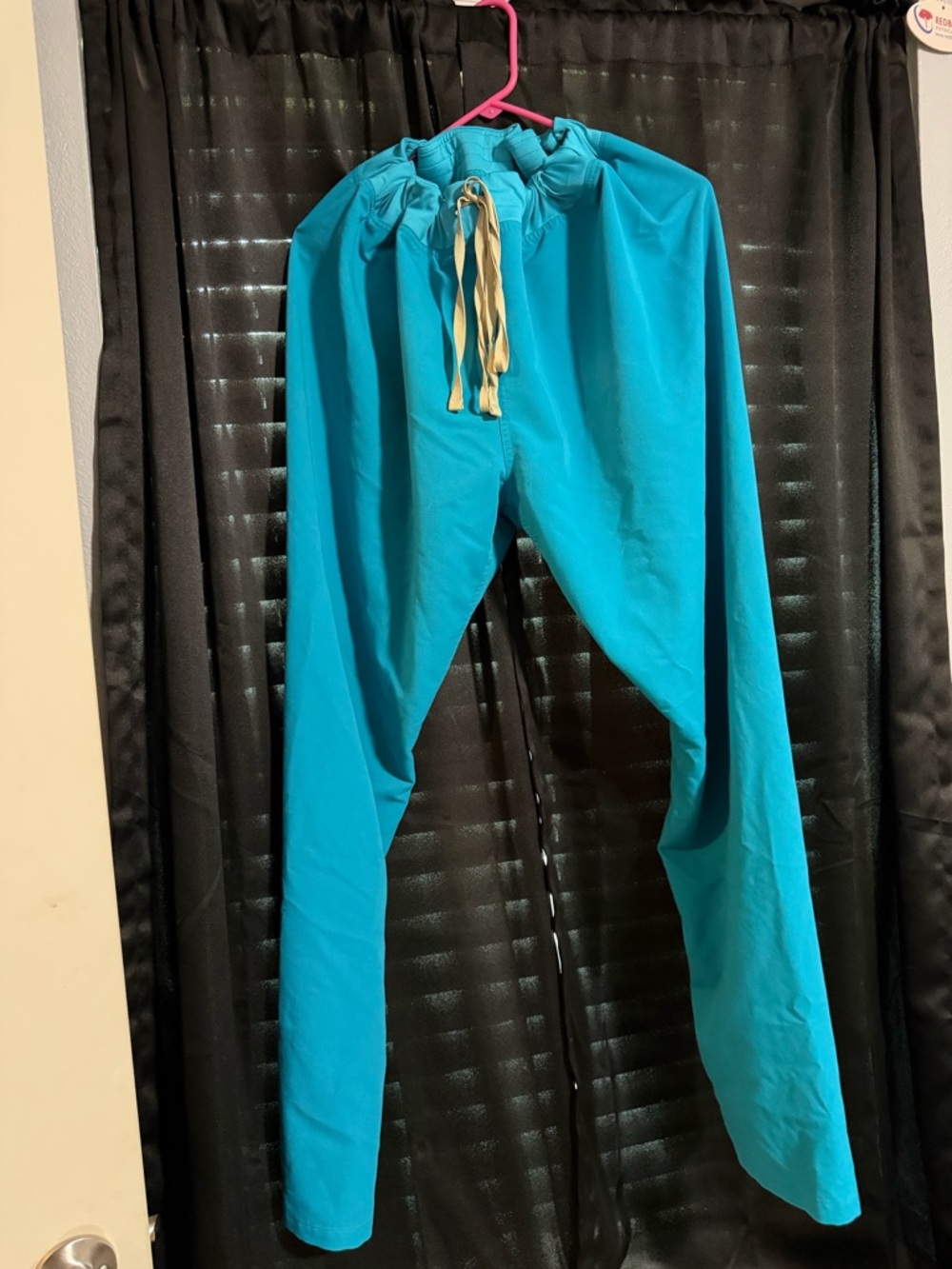 Figs Teal Scrub Pants XL/T